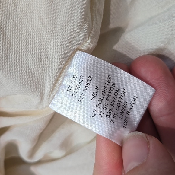 Anthropologie Current Air Women Boatneck flutter Ruffle Sleeve Dress sz M - Picture 9 of 9